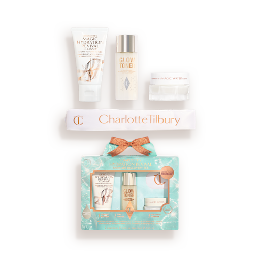 CHARLOTTE’S HYDRATION REVIVAL SKINCARE DISCOVERY SET TRAVEL SIZE SKINCARE KIT